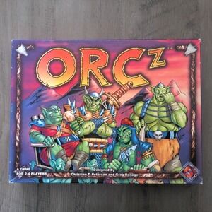 Orcz Vintage Rare 2000 Fantasy Flight Games Board Game Strategy Game 2-4 Players